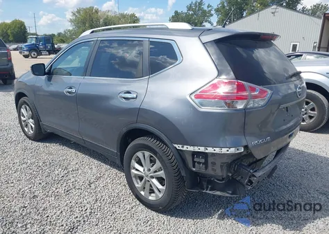 2016 Nissan Rogue Sv from USA, damaged, VIN KNMAT2MV9GP602118